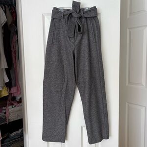 Wilfred Charcoal Straight Leg Pants